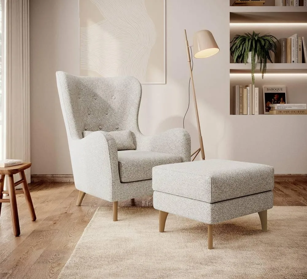 Fauteuil Casara bouclé Selsey