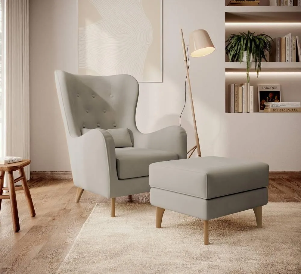 Fauteuil Casara velvet Selsey