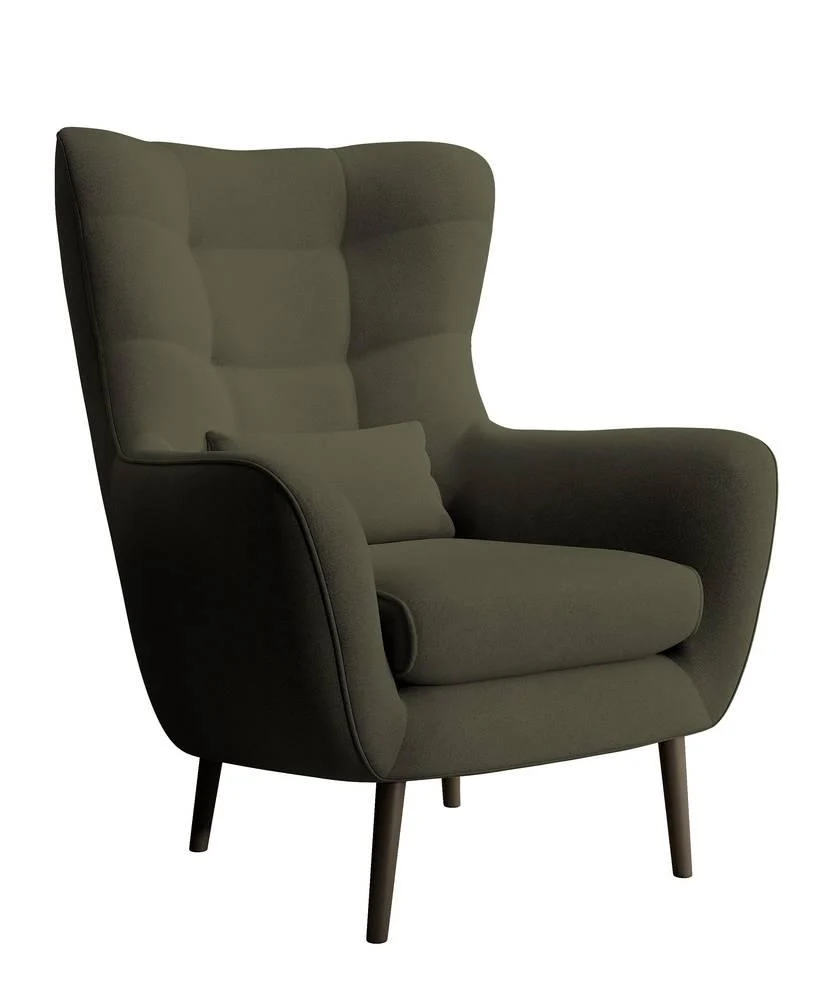 Fauteuil met hocker Verdiro velvet Selsey