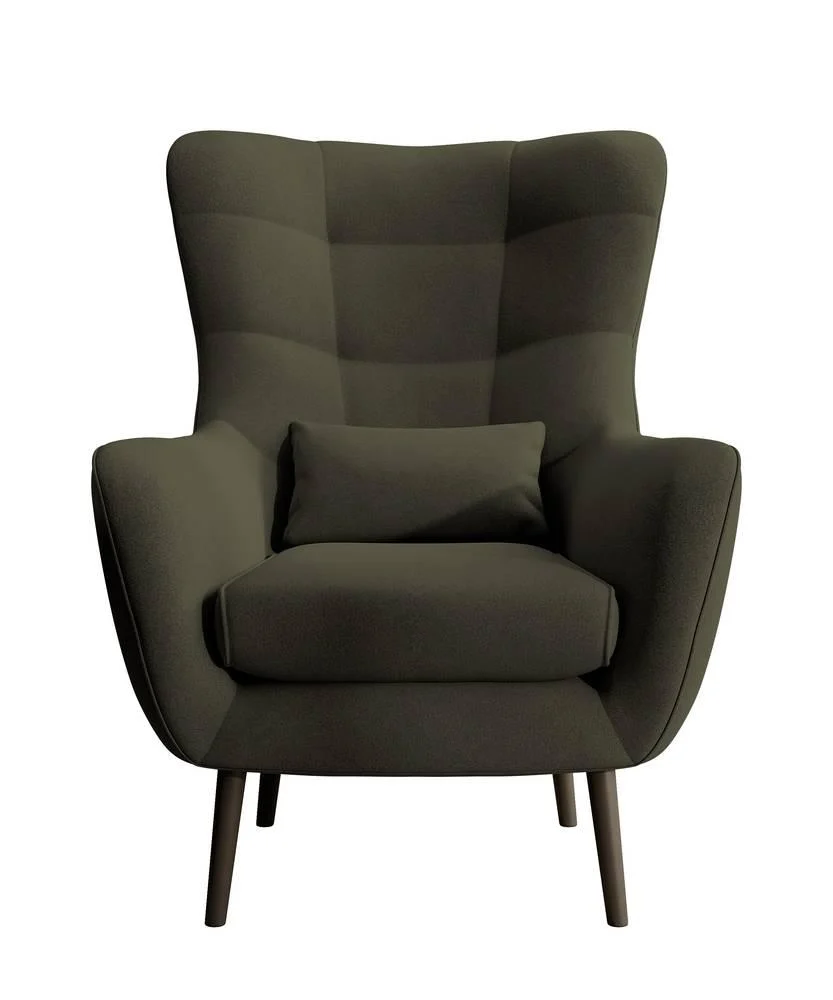 Fauteuil met hocker Verdiro velvet Selsey