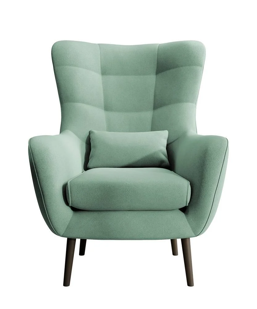 Fauteuil met hocker Verdiro velvet Selsey