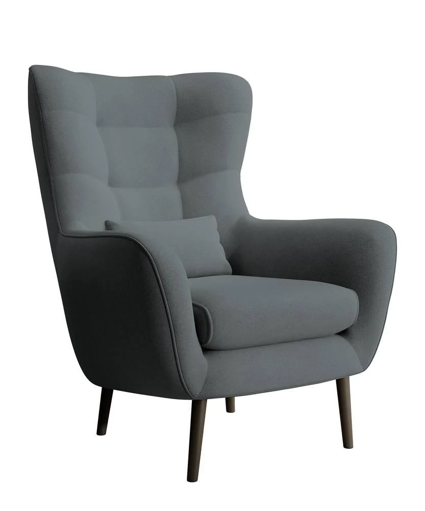 Fauteuil met hocker Verdiro velvet Selsey