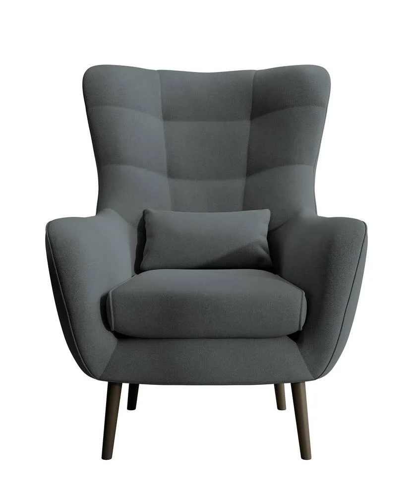 Fauteuil met hocker Verdiro velvet Selsey