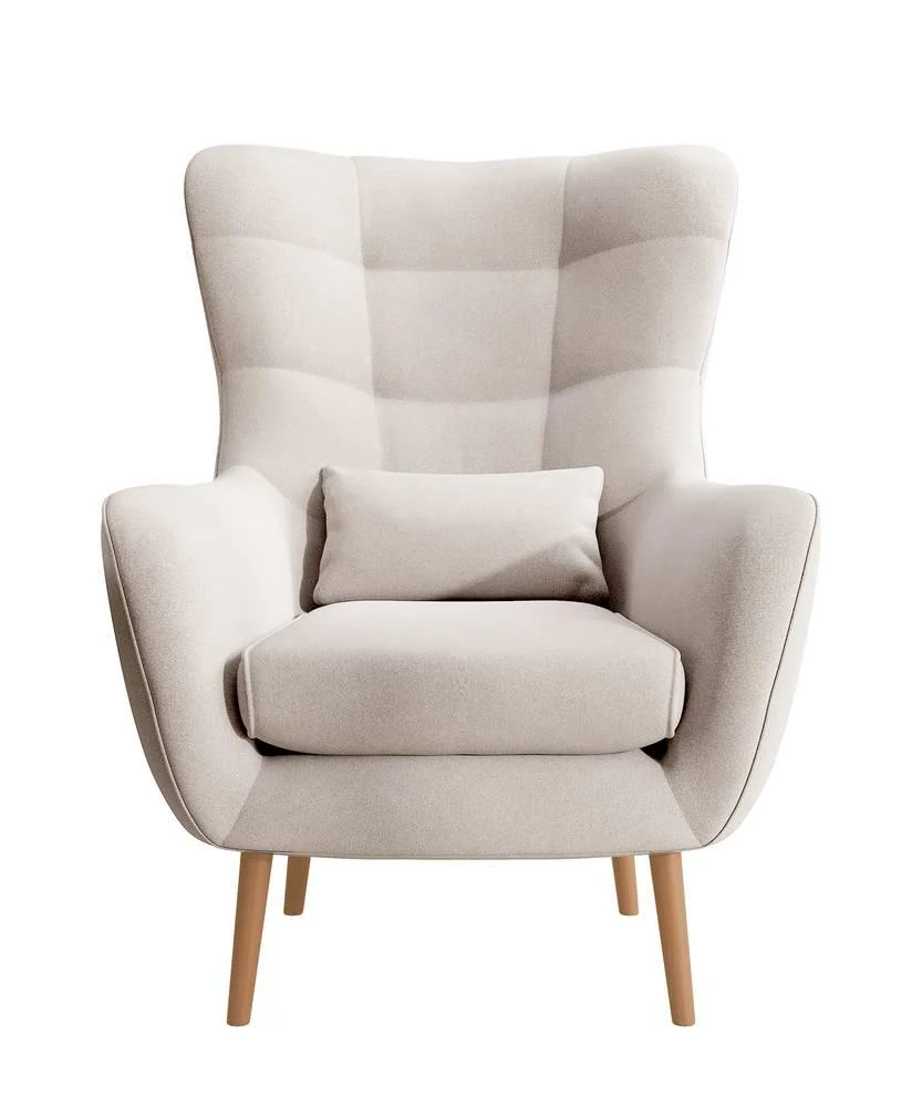 Fauteuil met hocker Verdiro velvet Selsey