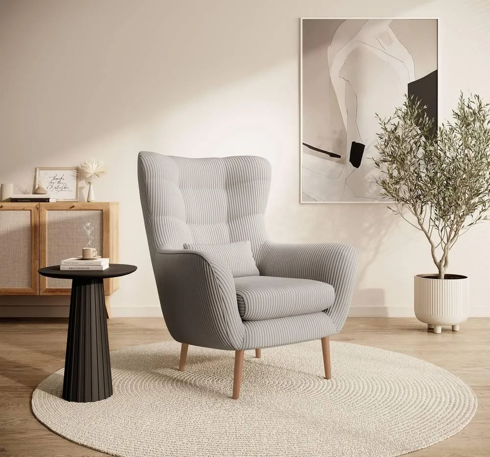 Fauteuil Verdiro ribstof Selsey