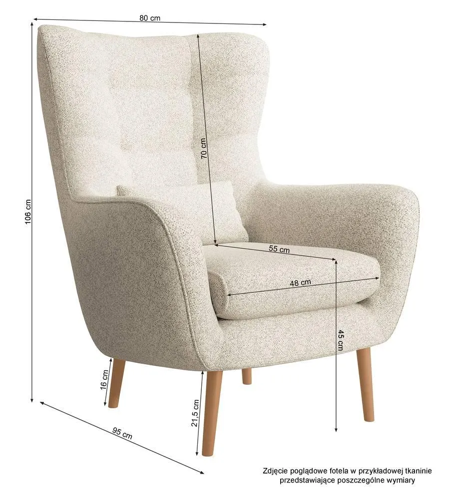 Fauteuil Verdiro velvet Selsey