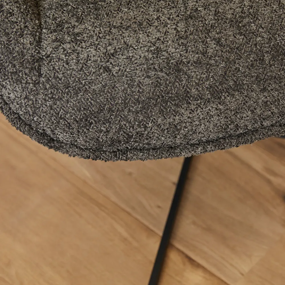Starfurn fauteuil Mila - grijs - 77x80x52cm