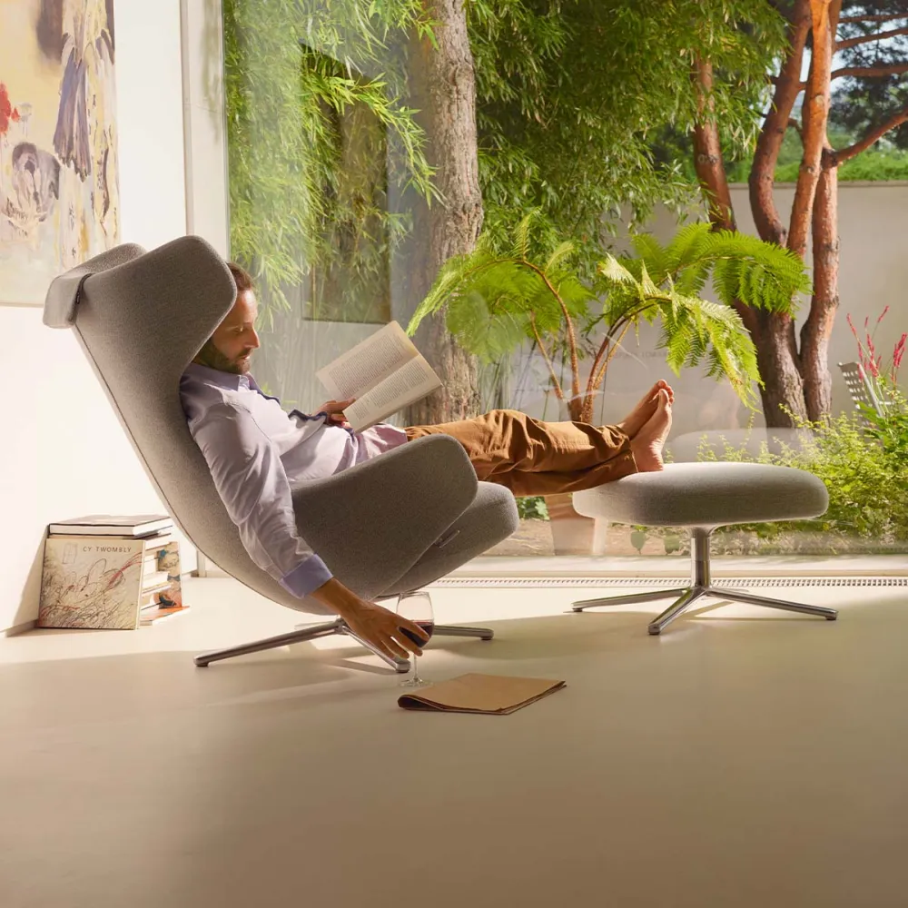 Vitra Grand Repos fauteuil Nubia Ivory Pearl
