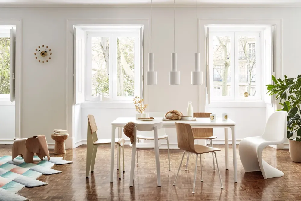 Vitra Panton eetkamerstoel Diepzwart