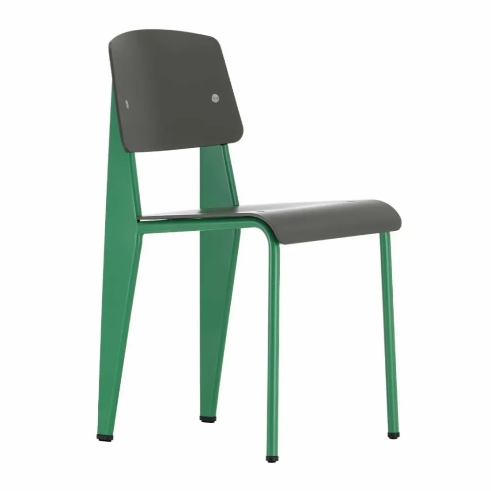 Vitra Standard SP eetkamerstoel Basalt/Blé Vert