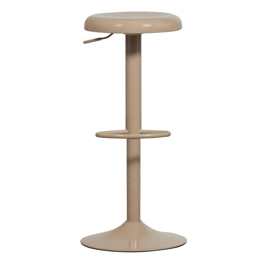 WOOOD barkruk Isaac - Metaal - Zand - 81x39x39