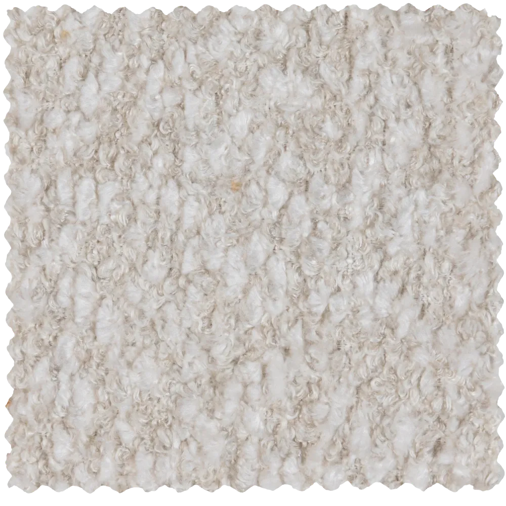 WOOOD draaifauteuil Mojo - Wollig - Ecru - 75x68x77