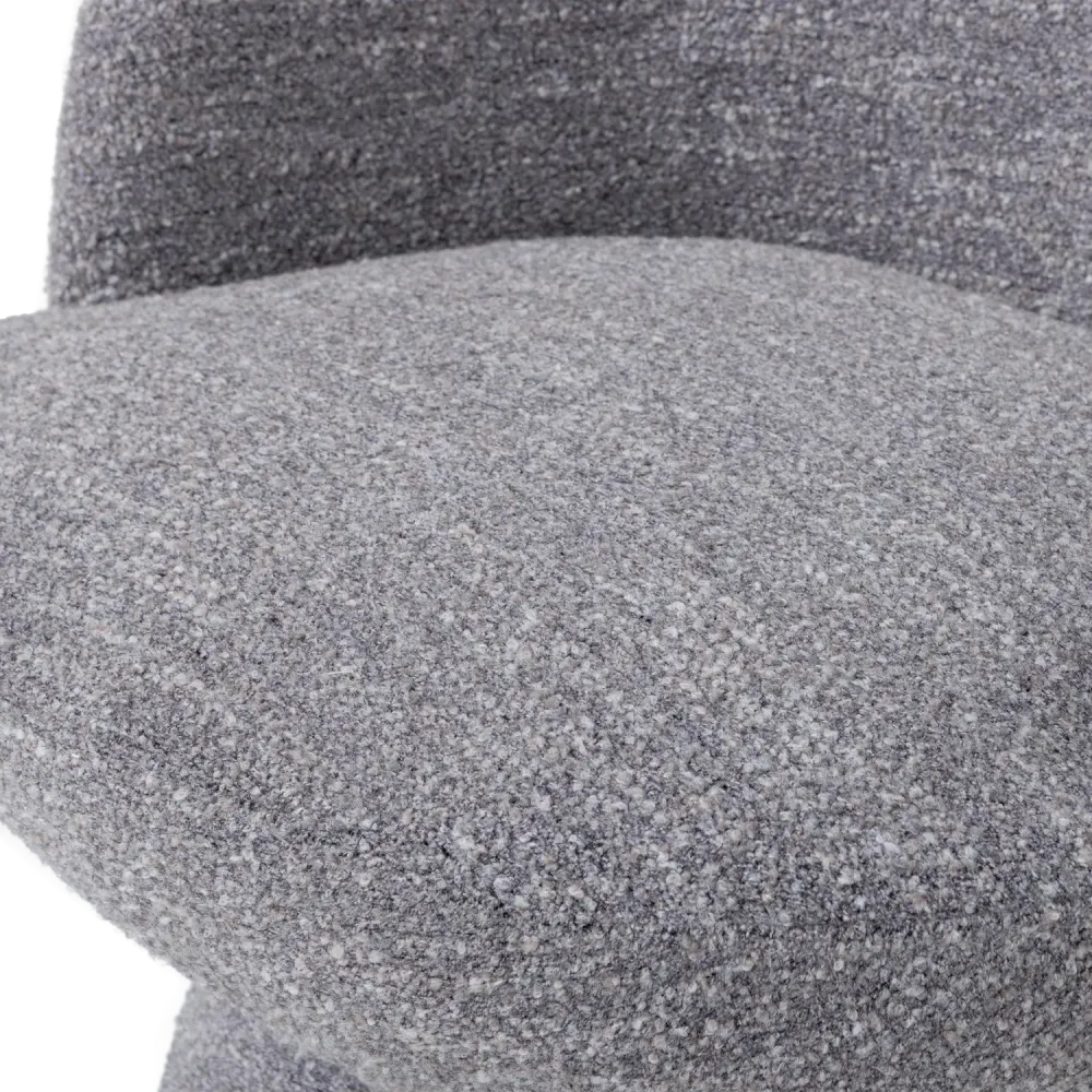 WOOOD draaifauteuil Shuffle - Melange - Grijs - 72x73x71
