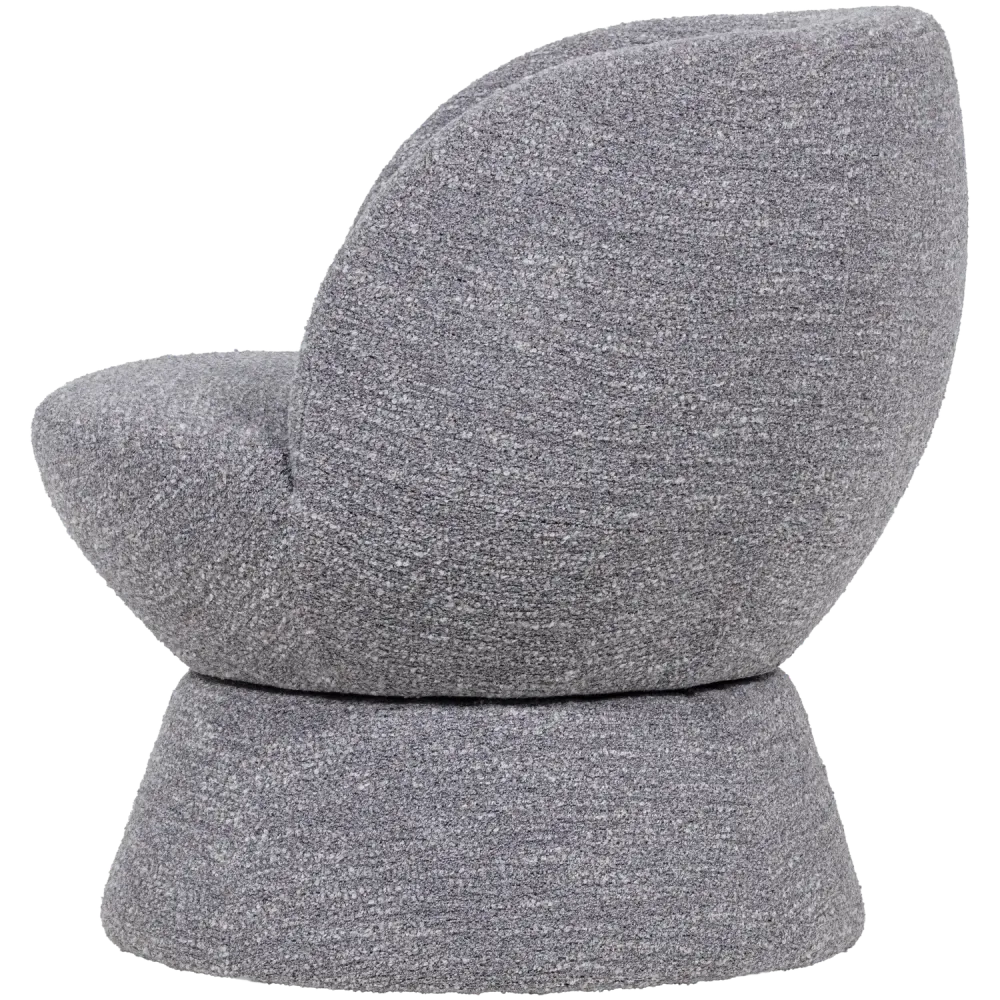 WOOOD draaifauteuil Shuffle - Melange - Grijs - 72x73x71