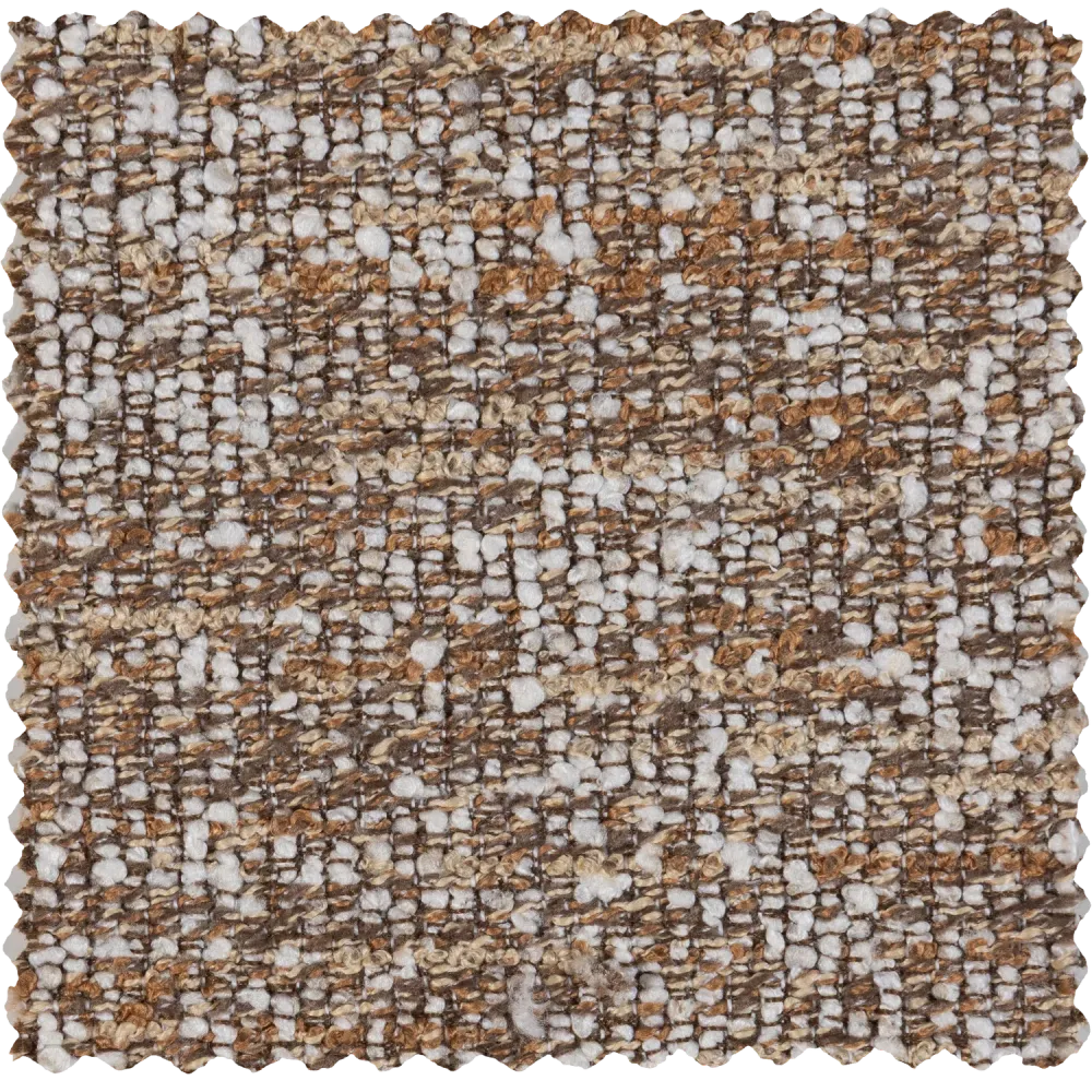 WOOOD fauteuil met arm Statement - Polyester - Lichtbruin Melange - 77x72x93