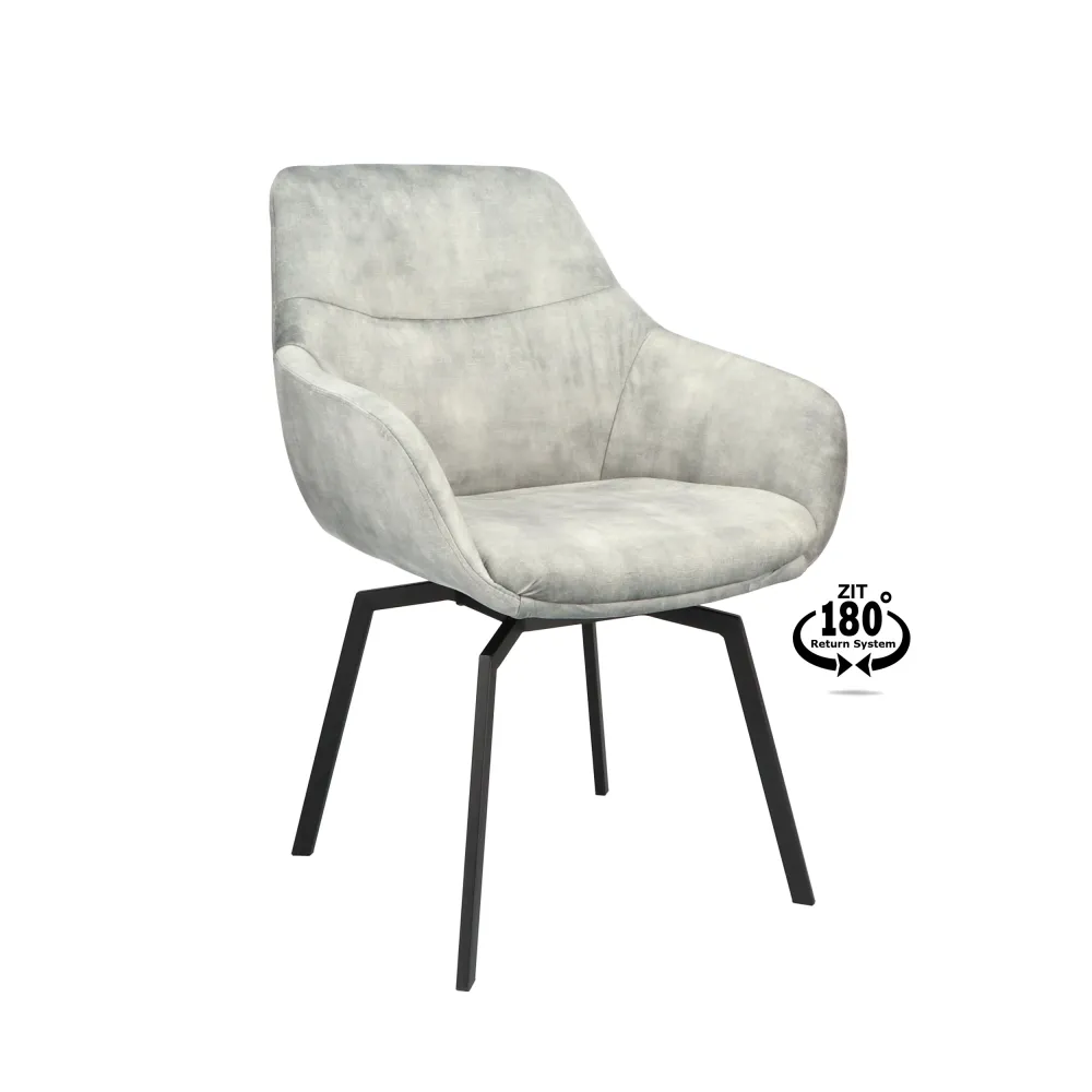 Breeze Carlo eetkamerstoel Steel XL Company