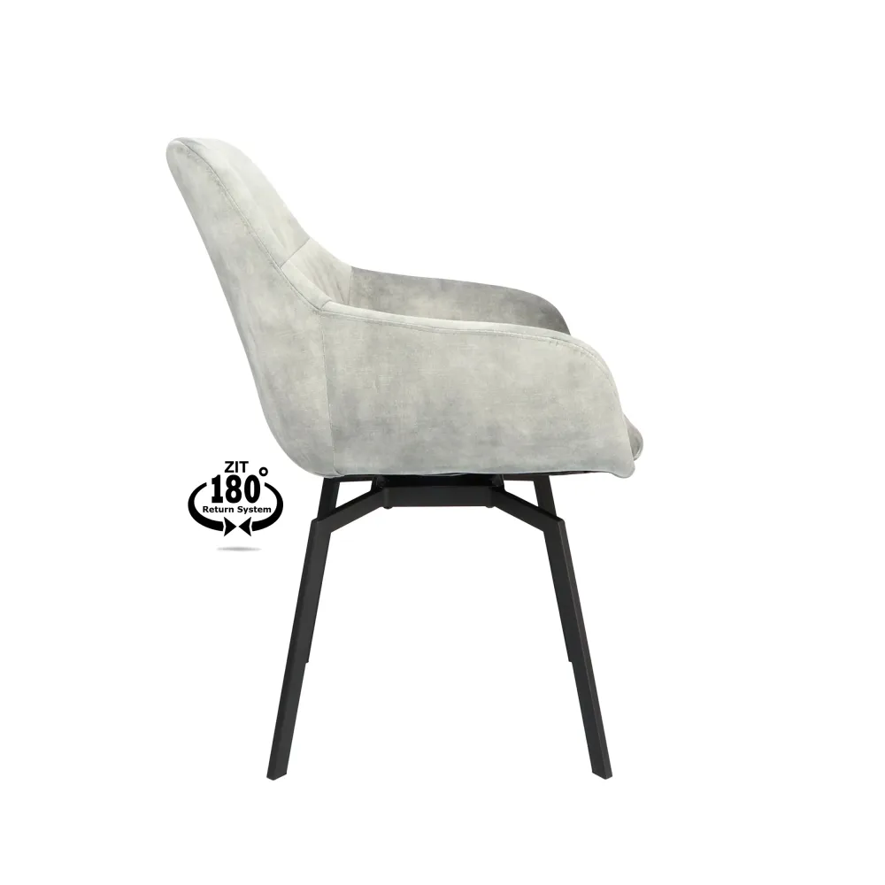 Breeze Carlo eetkamerstoel Steel XL Company