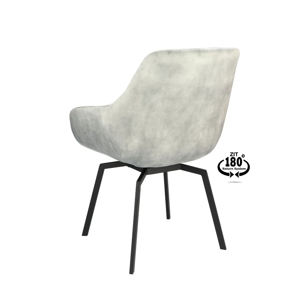 Breeze Carlo eetkamerstoel Steel XL Company