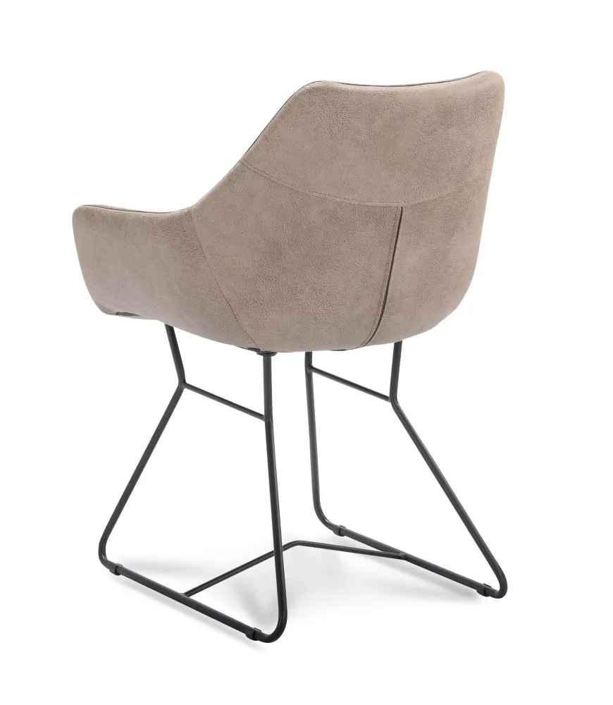 Comodo Bolta armstoel natural/taupe XL Company