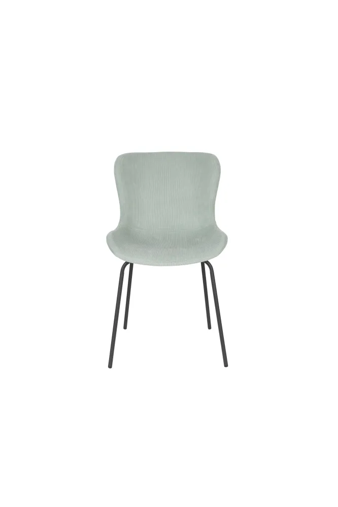 Breeze Junza stoel rib light green Zuiver