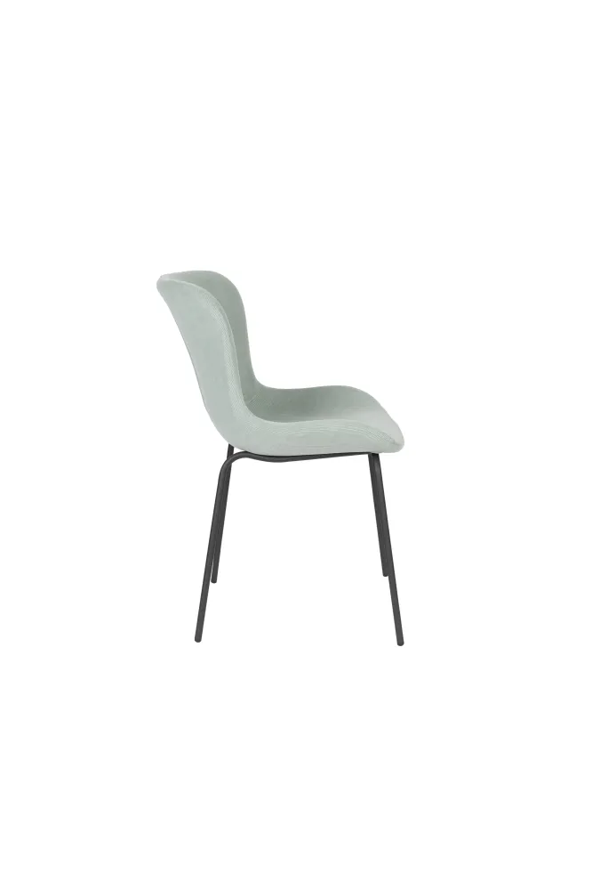 Breeze Junza stoel rib light green Zuiver