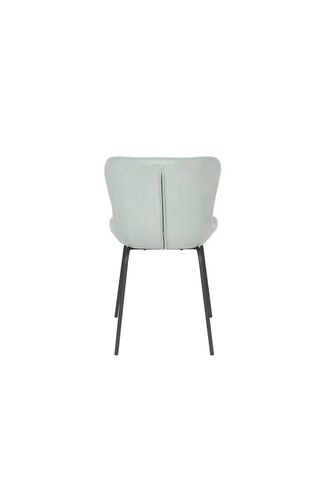 Breeze Junza stoel rib light green Zuiver