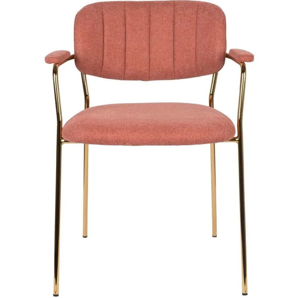 Breeze Ligga armstoel roze Zuiver
