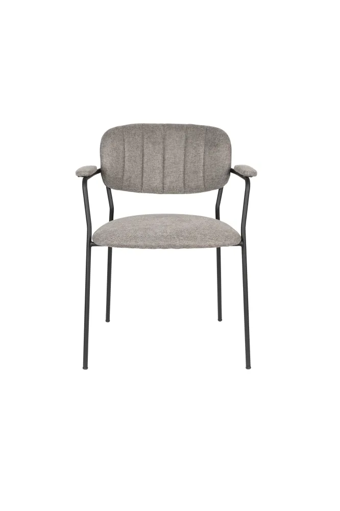 Set van 2 eetkamerstoelen Alina met armleuning Zuiver BV