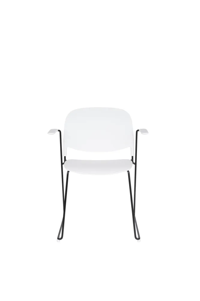 Set van 4 eetkamerstoelen Bradney met armleuning Zuiver BV