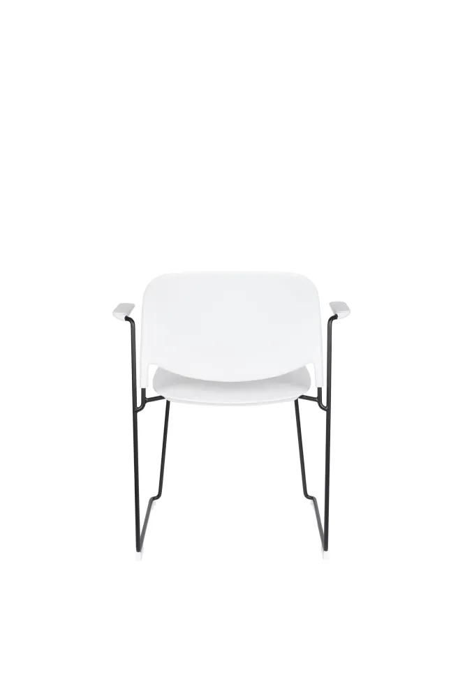 Set van 4 eetkamerstoelen Bradney met armleuning Zuiver BV