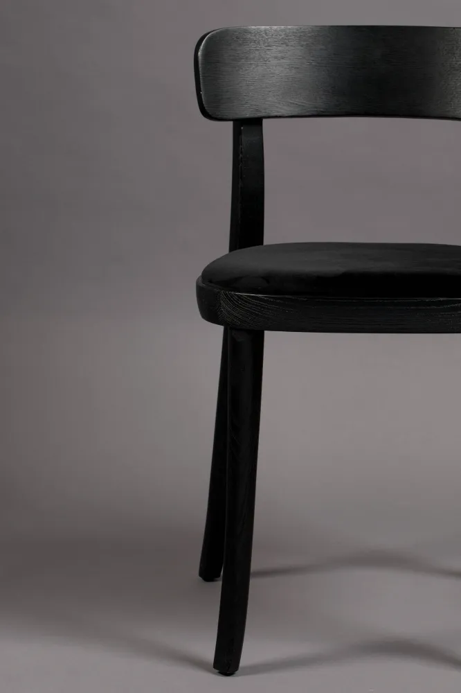 Set van 2 eetkamerstoelen Brandon velvet Zuiver BV