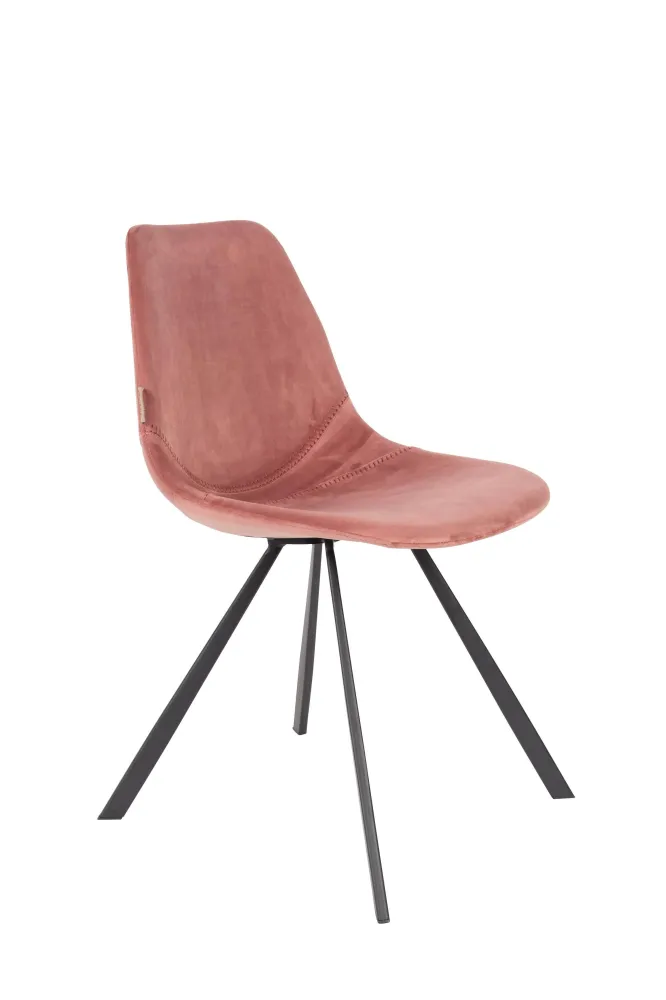 Set van 2 eetkamerstoelen Franky velvet Zuiver BV