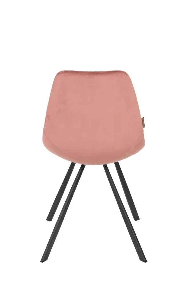 Set van 2 eetkamerstoelen Franky velvet Zuiver BV