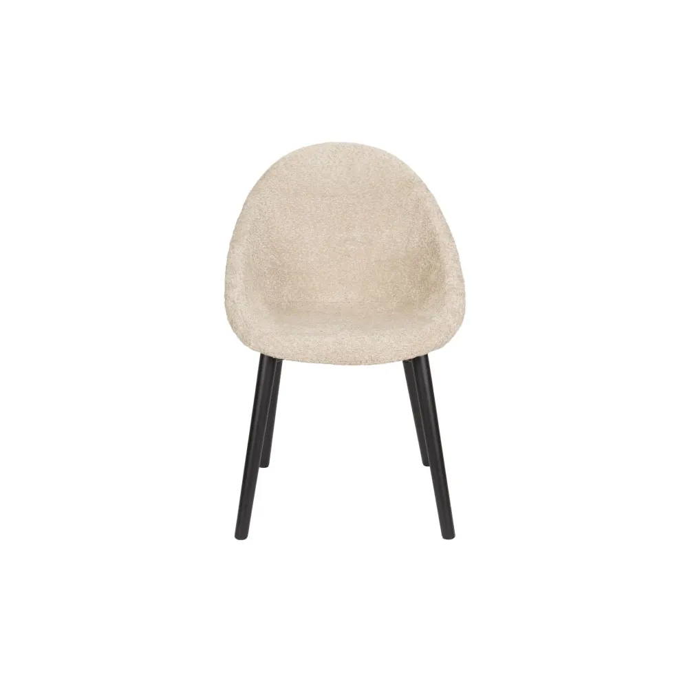 Dutchbone Fenna eetkamerstoel beige Zuiver