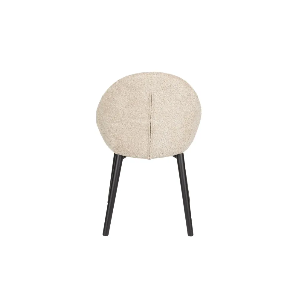 Dutchbone Fenna eetkamerstoel beige Zuiver