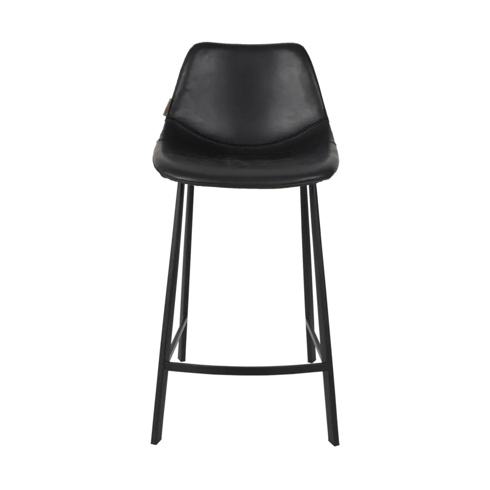 Dutchbone Franky barkruk H65 Black Zuiver