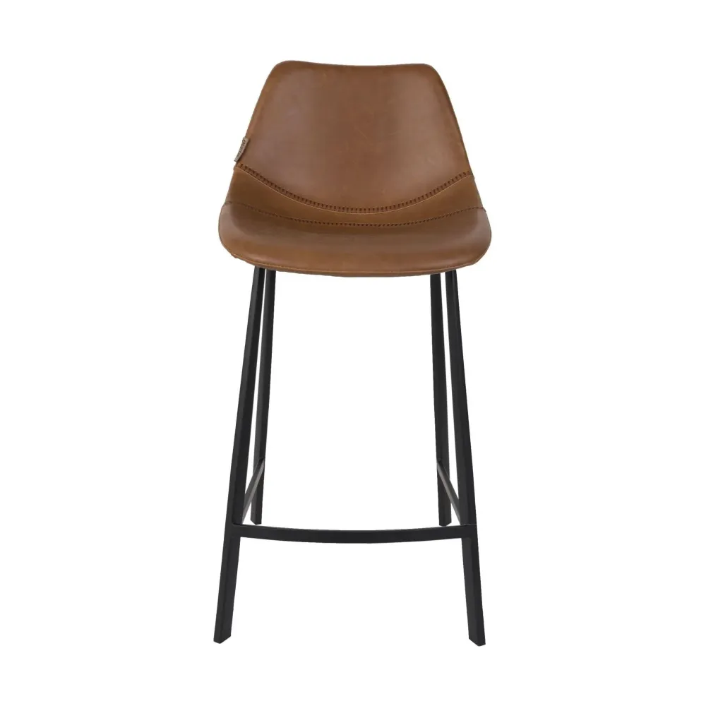 Dutchbone Franky barkruk H65 Brown Zuiver