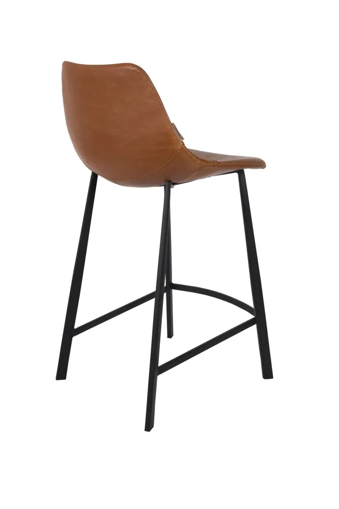 Dutchbone Franky barkruk H65 Brown Zuiver