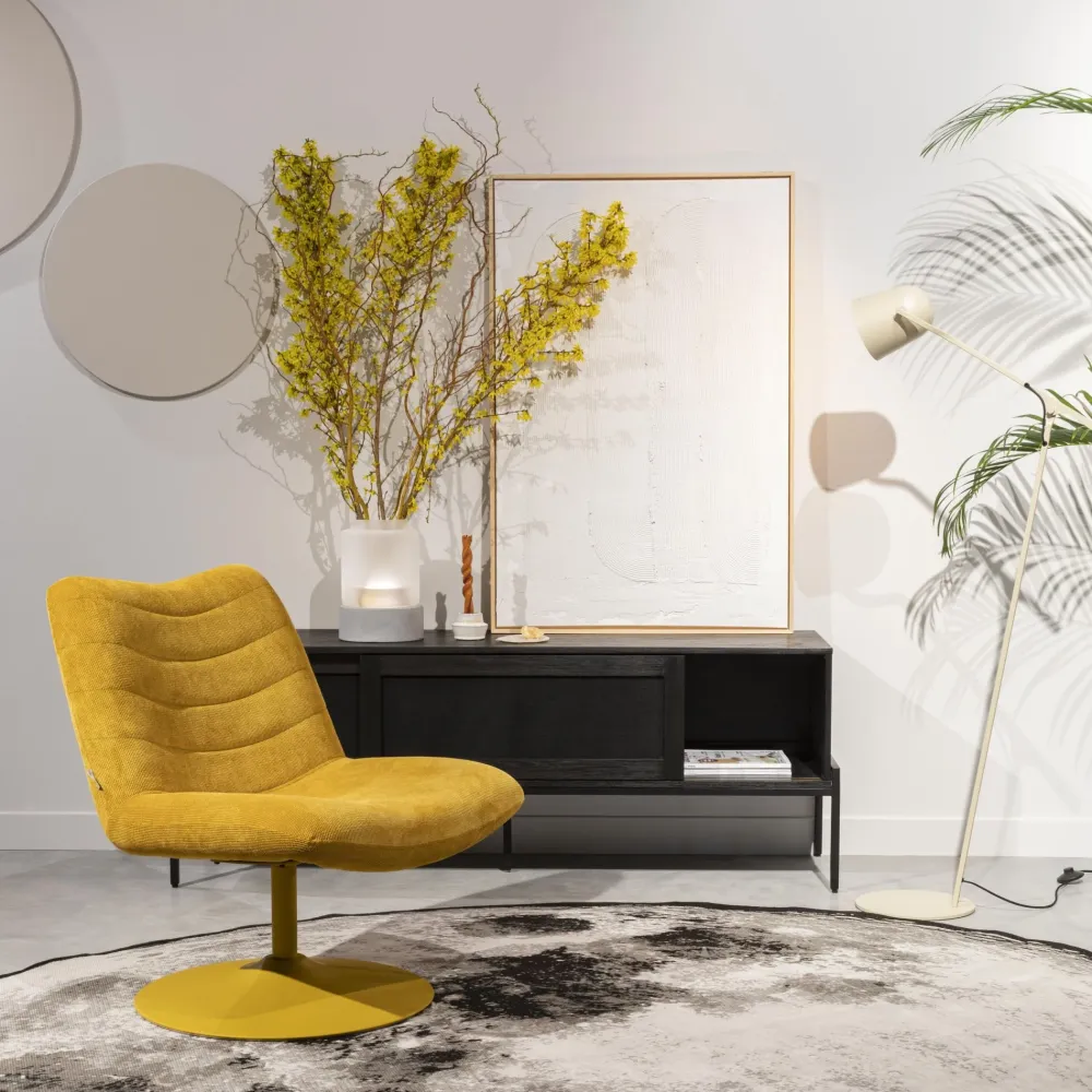 Zuiver Bubba fauteuil Oker