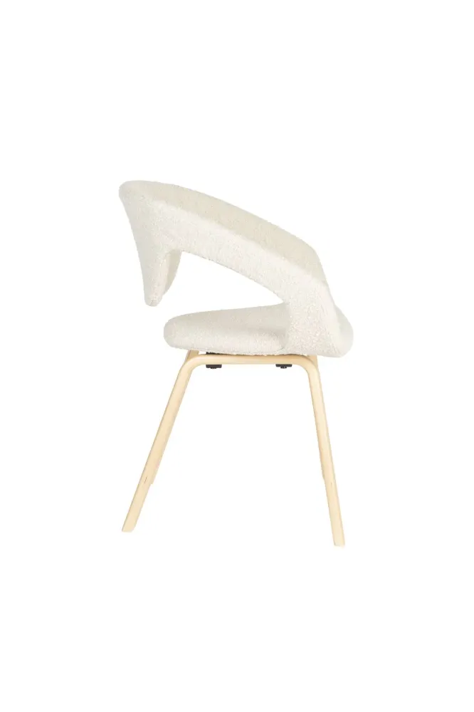 Zuiver Flexback eetkamerstoel Beige