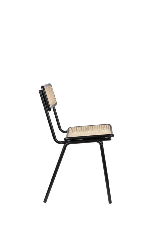 Zuiver Jort stoel black/natural