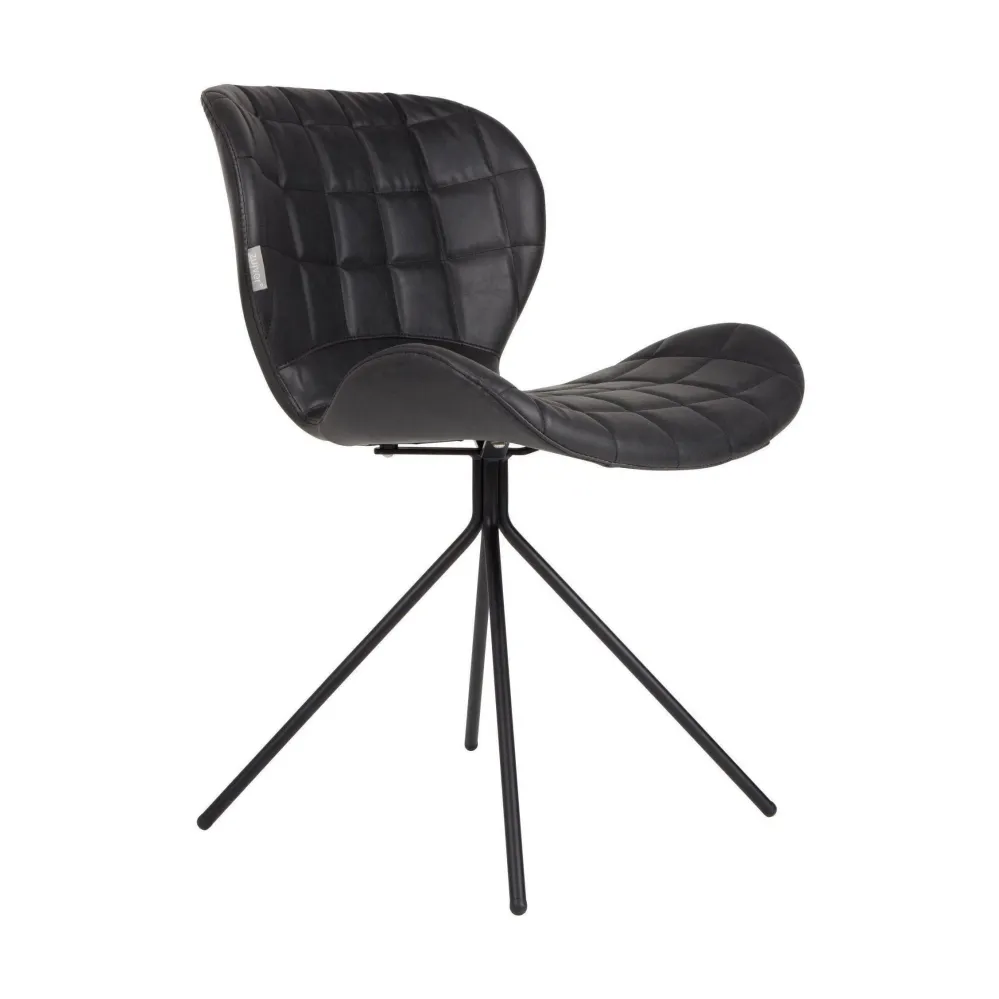 Zuiver OMG eetkamerstoel kunstleer Black