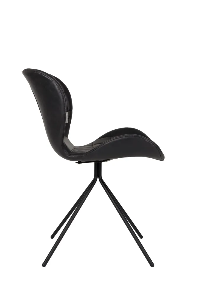Zuiver OMG eetkamerstoel kunstleer Black