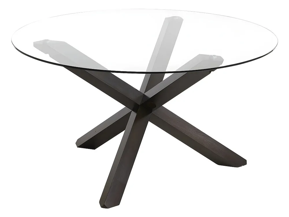 Set tafel CENTAURI + 4 stoelen SALENA - Beukenhout - Wengé