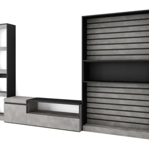 Meubels voor woonkamer, 320x186x35cm, TV-Tafel, Cement Skraut Home