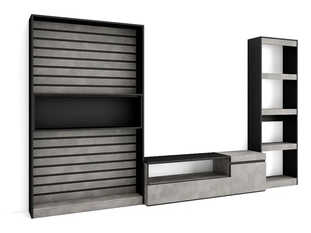 Meubels voor woonkamer, 320x186x35cm, TV-Tafel, Cement Skraut Home