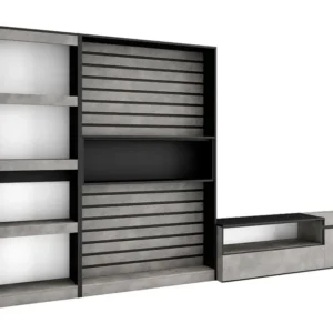 Meubels voor woonkamer, 320x186x35cm, TV-Tafel, Cement Skraut Home