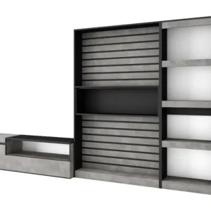 Meubels voor woonkamer, 320x186x35cm, TV-Tafel, Cement Skraut Home