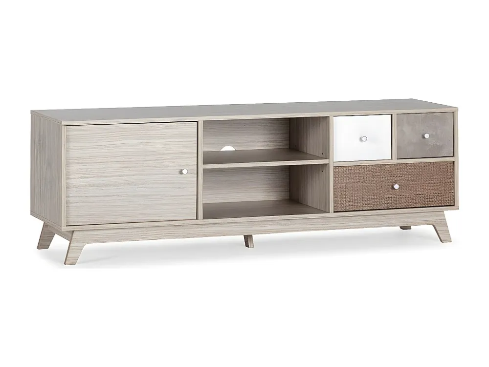 TV-meubel Maia met 1 deur en 3 lades meerdere kleuren VS Venta-stock