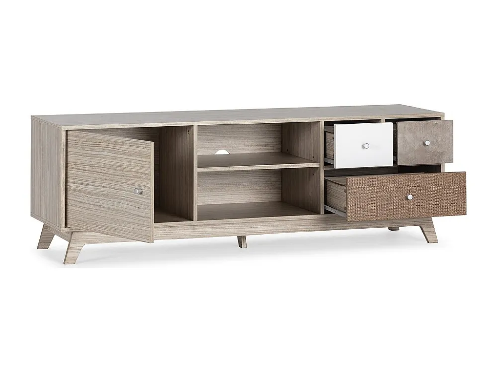 TV-meubel Maia met 1 deur en 3 lades meerdere kleuren VS Venta-stock